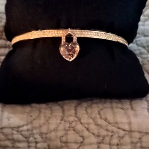 Michael Kors Gold Bracelet with Heart Charm
